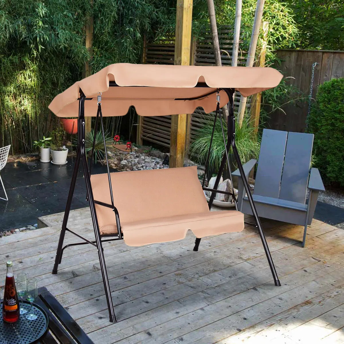 Loveseat Patio Canopy Swing - jenshomeandgardendecor