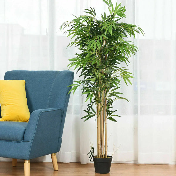 5 Ft Artificial Bamboo Silk Tree - jenshomeandgardendecor