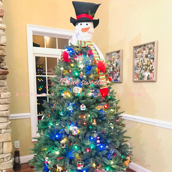 Snowman Hugger Christmas Tree Topper