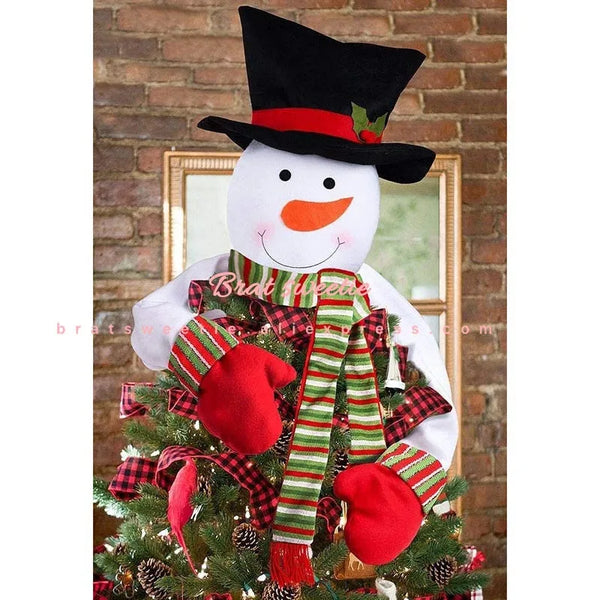 Snowman Hugger Christmas Tree Topper