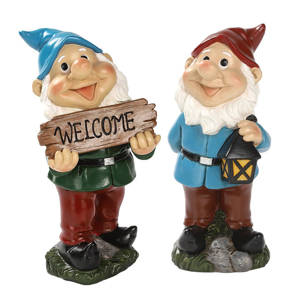 Funny Resin Garden Gnome  Naughty Dwarfs Figurines - jenshomeandgardendecor