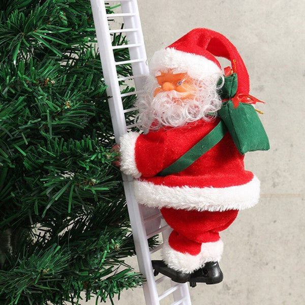 Musical Climbing Santa - jenshomeandgardendecor