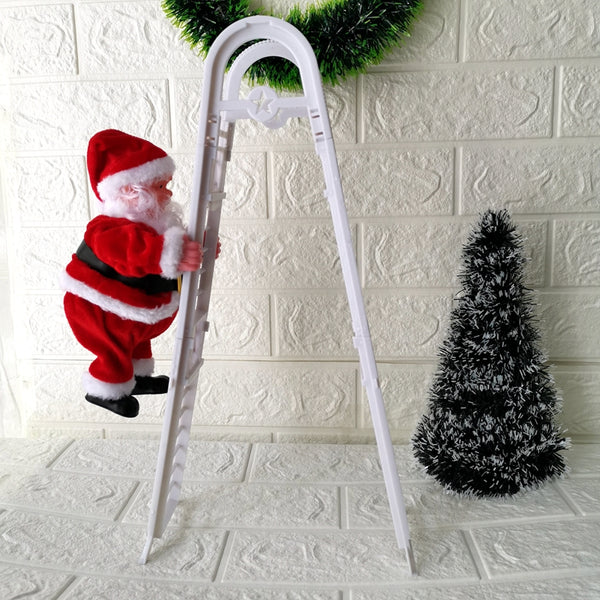 Musical Climbing Santa - jenshomeandgardendecor