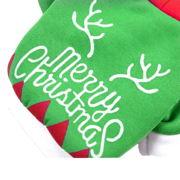 Hooded Pet Christmas Sweater - jenshomeandgardendecor