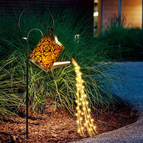 Solar Watering Can Light 36 LED Fairy Lights - jenshomeandgardendecor