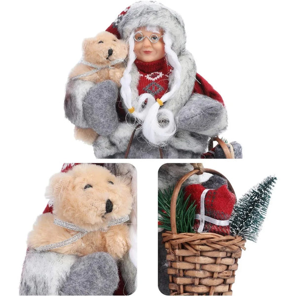 Christmas Santa Figurines - jenshomeandgardendecor