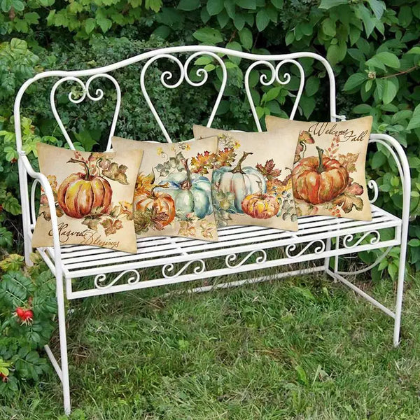 Fall Pillow Covers Set Of 4 18 X 18 Inch