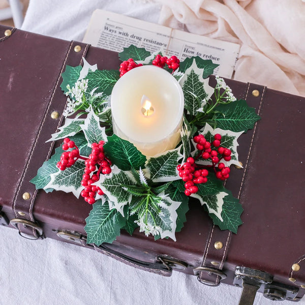 Christmas Candlestick Wreath