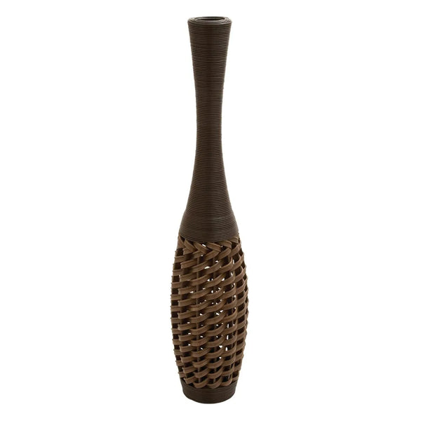 48-Inch Vase Tall Rattan Fiber - jenshomeandgardendecor