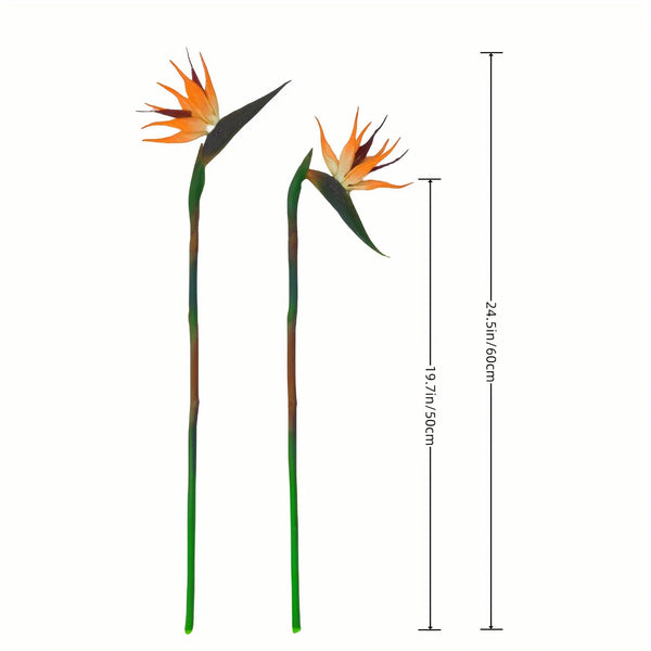 3Pcs Artificial Bird of Paradise Plant