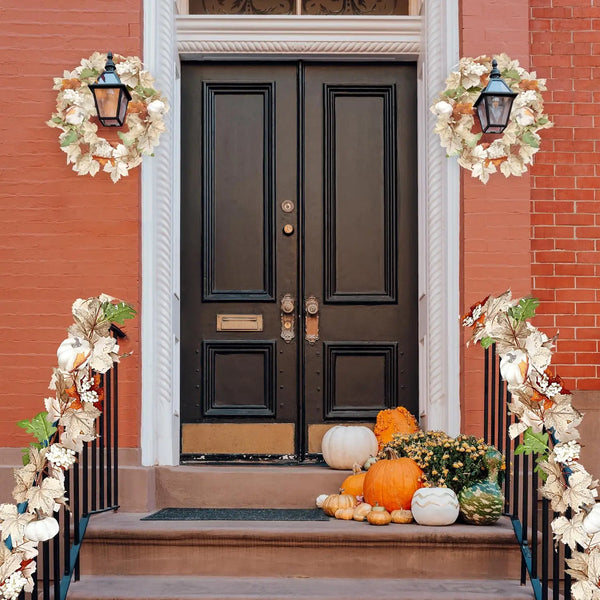 Artificial Fall Maple Leaf Garland