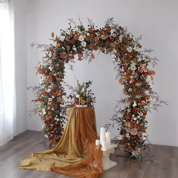 Artificial Rose Wedding Backdrop Floral  Arrangements