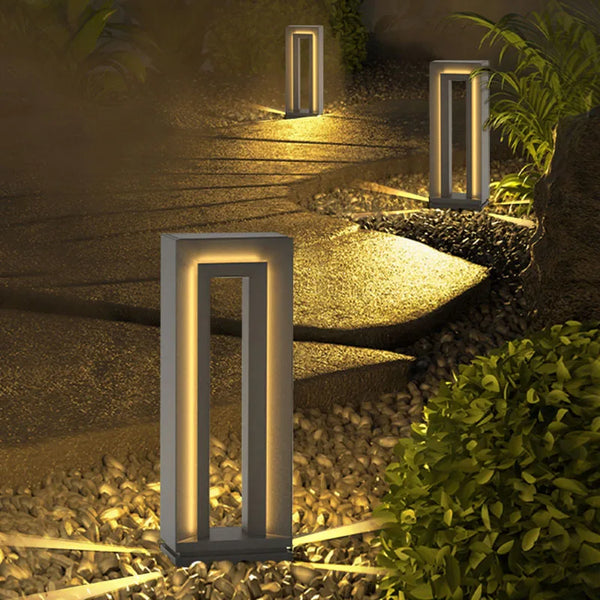 Waterproof IP65 LED Lawn Light AC85~265V Stainless steel Street lamp For Garden Path