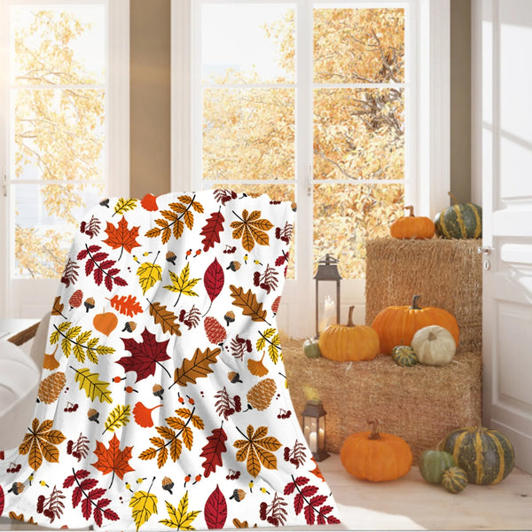 Autumn Attire Throw Blanket - jenshomeandgardendecor