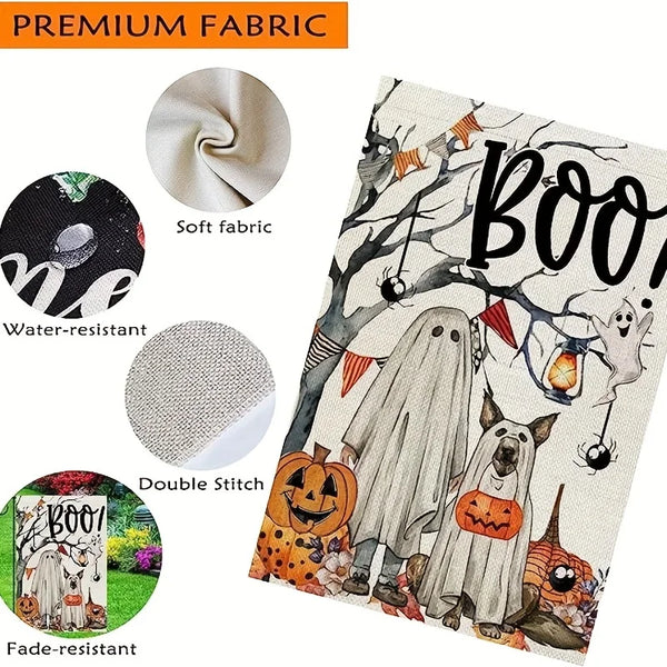 Halloween Garden Flag Double Sided 30x45cm