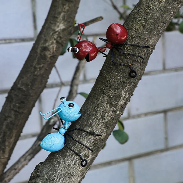 3D Metal Ants Garden Ornaments