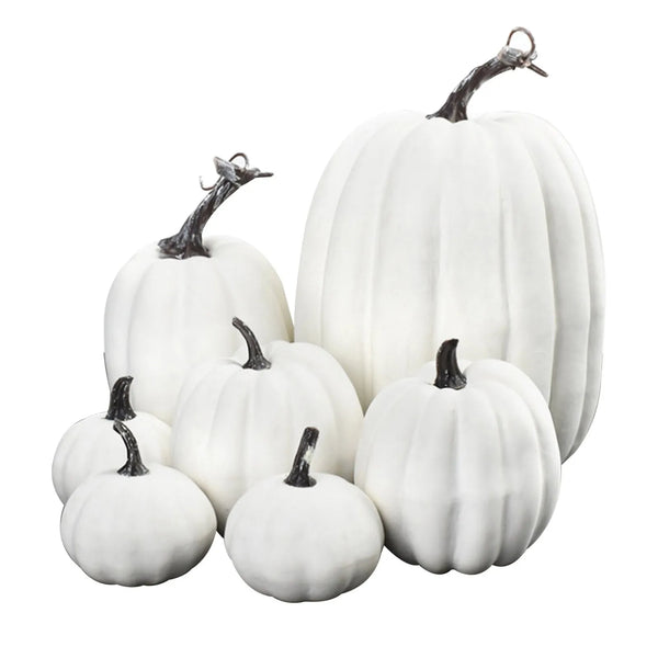 7/8Pcs Autumn Harvest Artificial Pumpkins