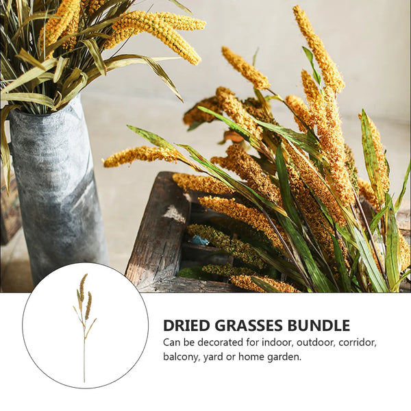 Dried Millet Artificial Plant Decoration