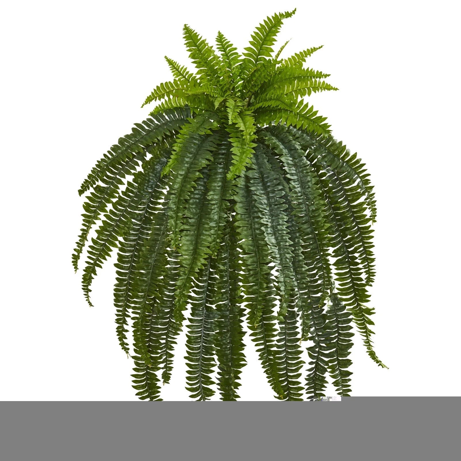47” Boston Fern Large Artificial Bush Plant w/59 Leaves