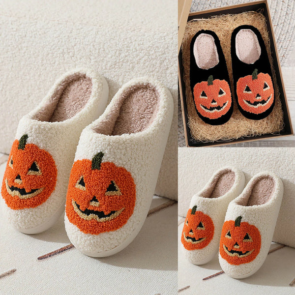 Halloween Pumpkin Slippers