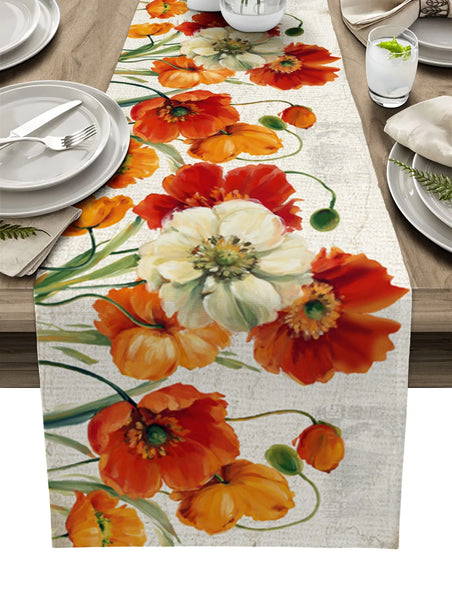 Fall Style Table Runner - jenshomeandgardendecor