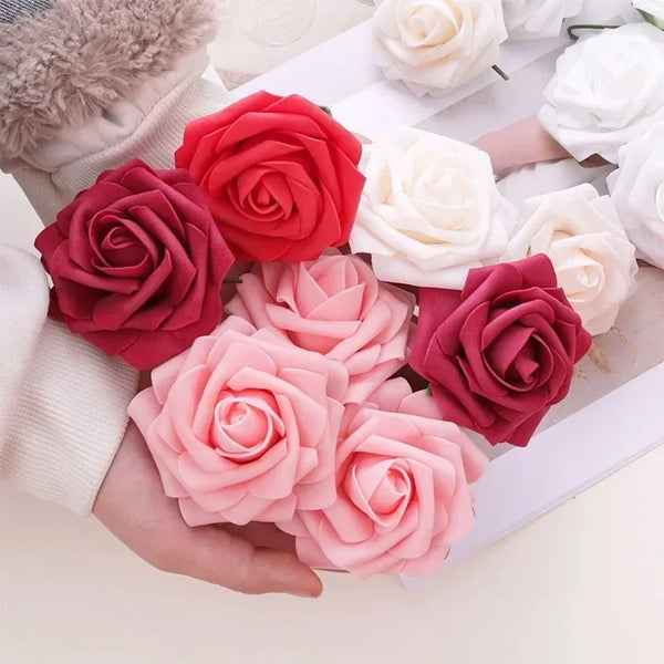 30/5pcs Artificial Rose Flowers