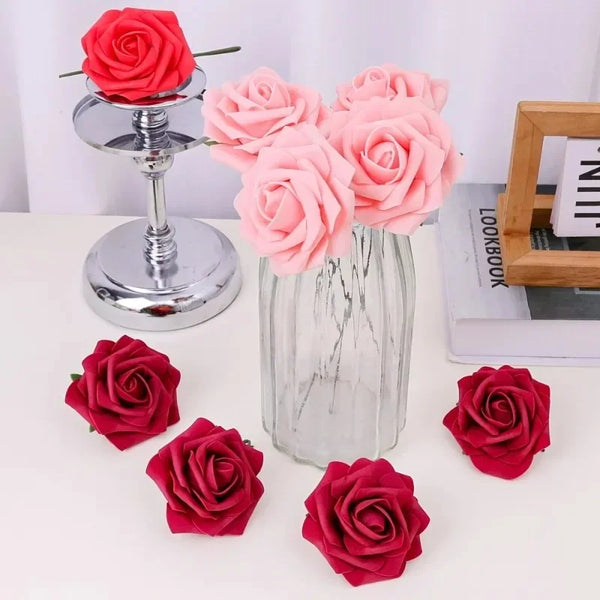 30/5pcs Artificial Rose Flowers