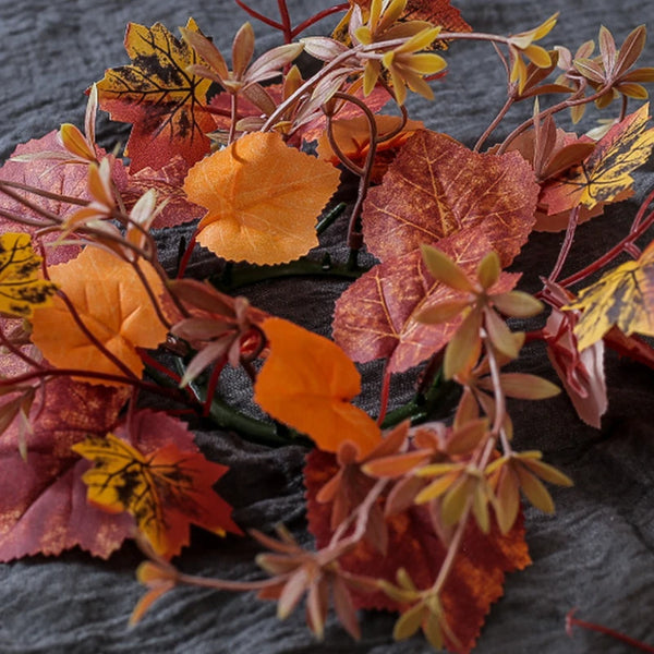 Autumn Candlestick Wreath