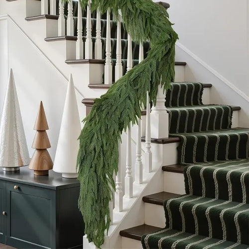 6FT Real Touch Norfolk Pine Artificial Christmas Garland