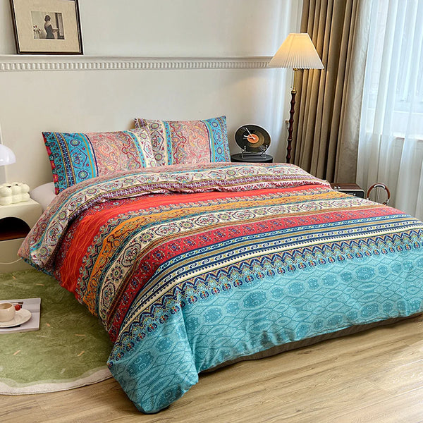 3pcs Boho Bedding Set with Pillowcases