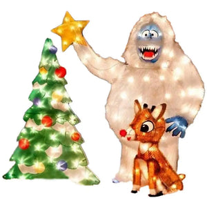 Lighted Rudolph Christmas Movie Characters - jenshomeandgardendecor