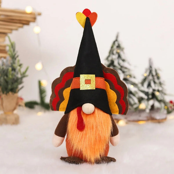 Thanksgiving Turkey Doll Decoration - jenshomeandgardendecor