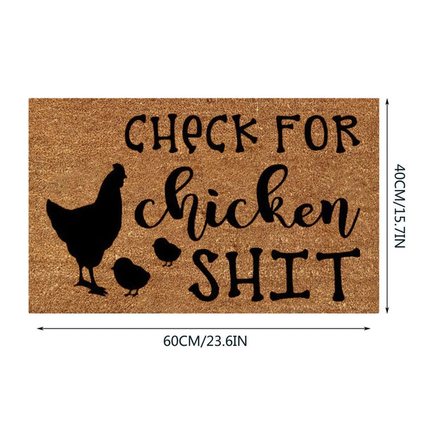 Chicken Doormat - jenshomeandgardendecor