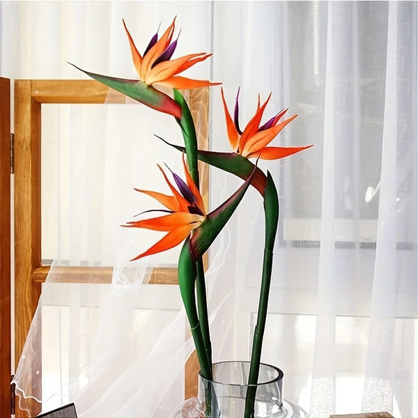 3Pcs Artificial Bird of Paradise Plant