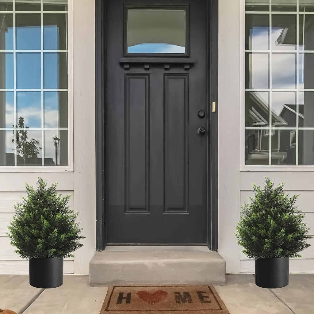 Uv Resistant Outdoor Indoor 3FT Potted Fake Cypress Tree