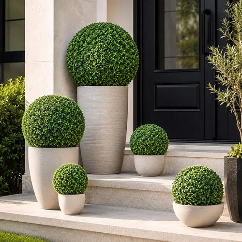 10-28cm Artificial Grass Topiary Balls