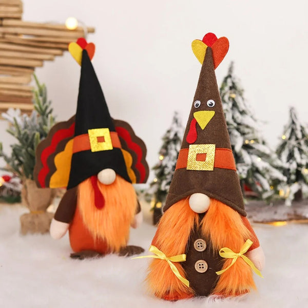 Thanksgiving Turkey Doll Decoration - jenshomeandgardendecor