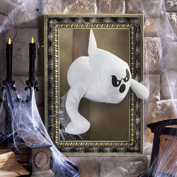 Ghosts Crashing Window Halloween Decor