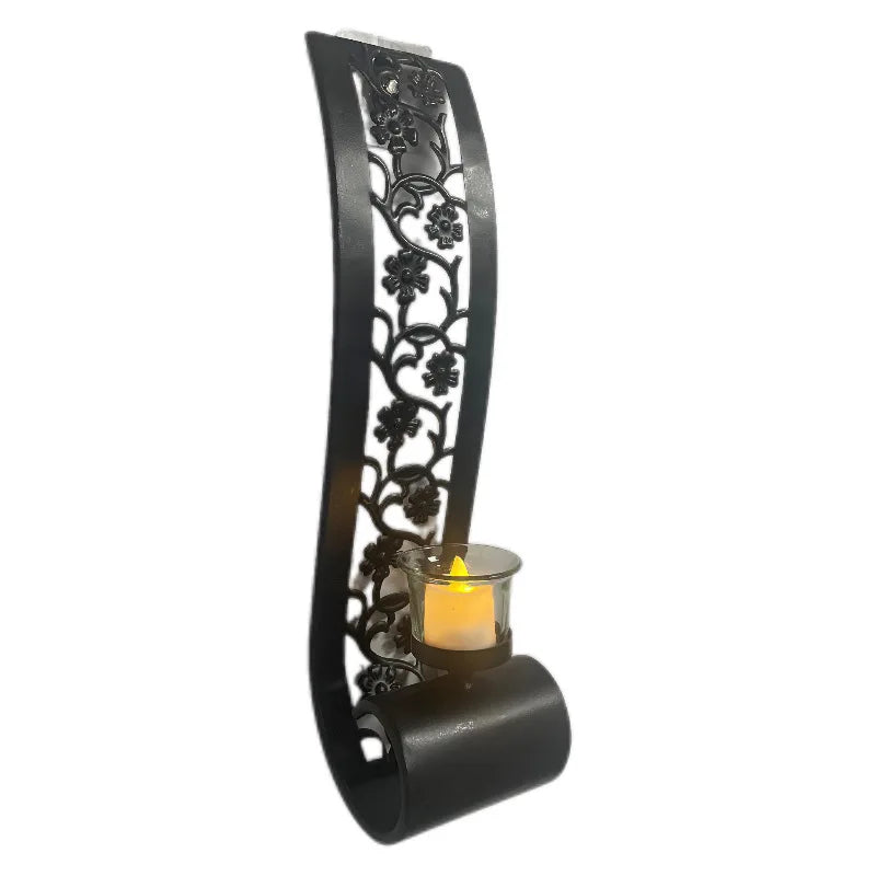 Wall Sconce with Tea Light Candle Holder