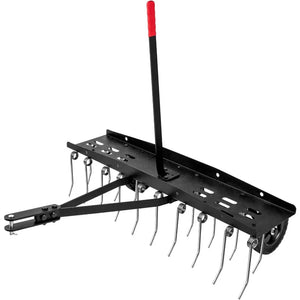 40inch Tow Behind Dethatcher with 20 Spring Steel Tines - jenshomeandgardendecor