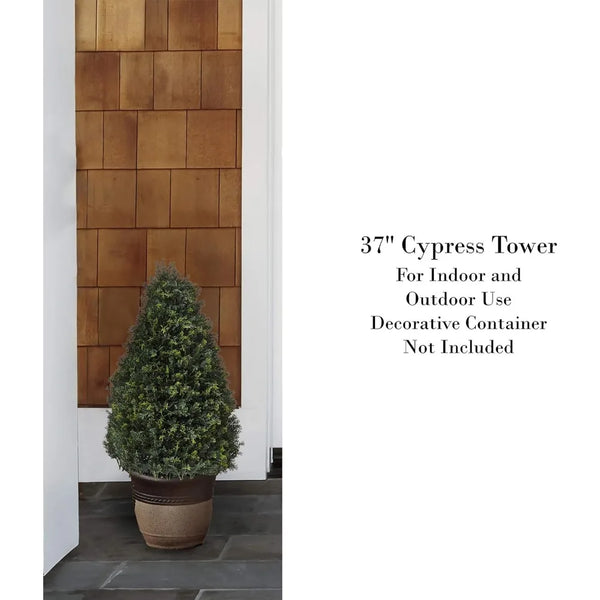 Artificial Cypress Topiary-37” - jenshomeandgardendecor