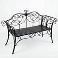 Wrought Iron Garden Bench