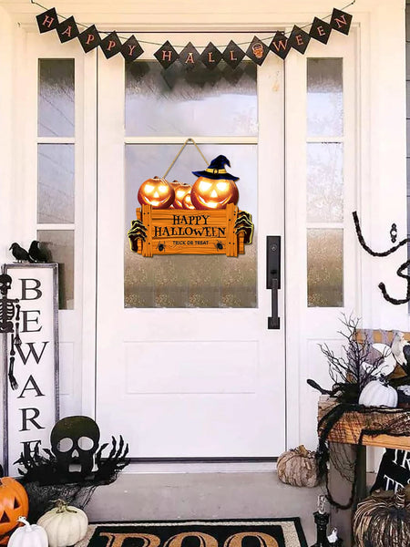 Happy Halloween Wooden Sign