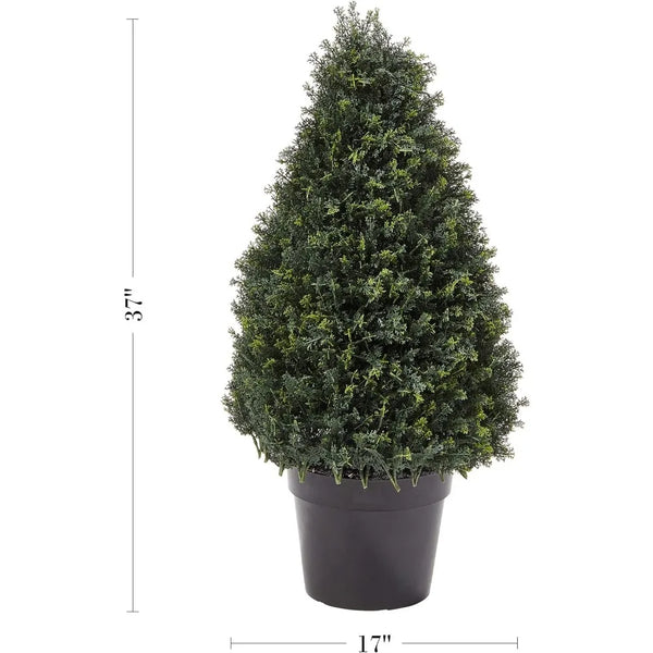 Artificial Cypress Topiary-37” - jenshomeandgardendecor