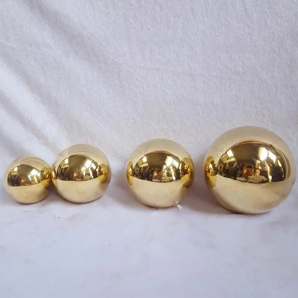 Stainless Steel Gold Polished Shiny Sphere Ball 25mm~480mm - jenshomeandgardendecor