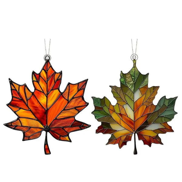 Artificial Acrylic Maple Leaf