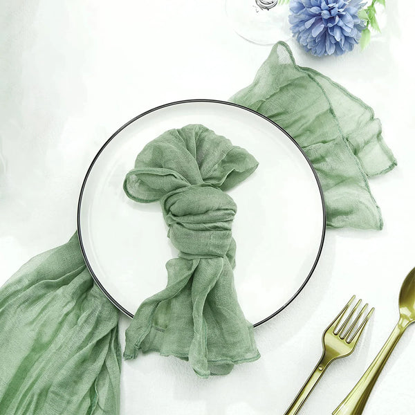 Semi-Sheer Gauze Table Runner