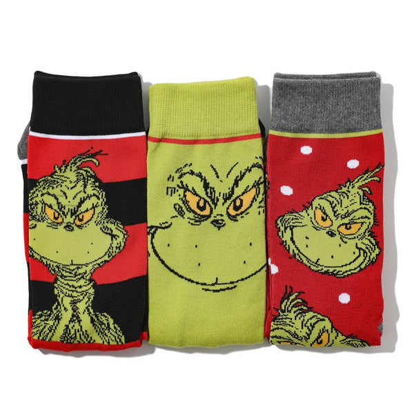 Grinch Christmas Socks