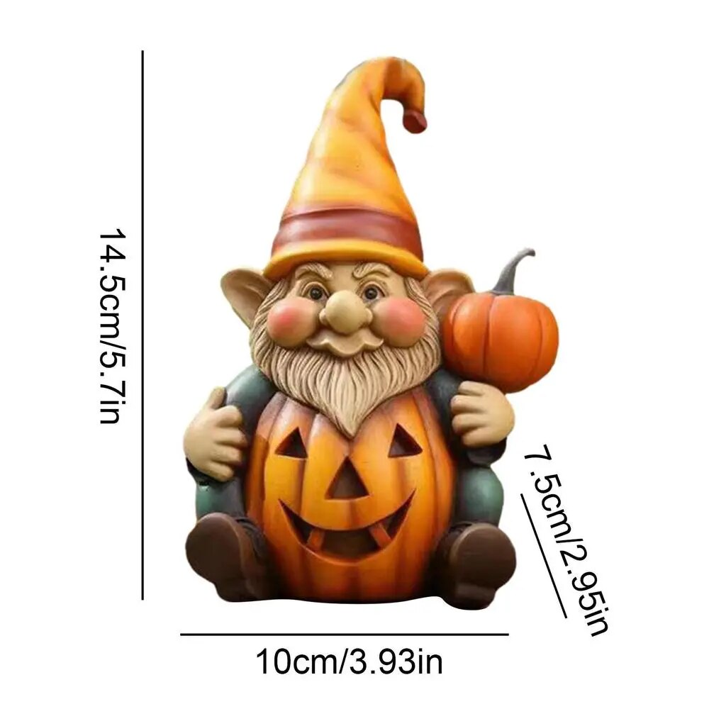 Fall Gnomes Statue - jenshomeandgardendecor