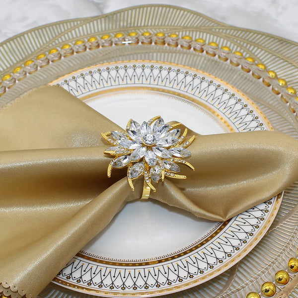 6Pcs Lotus Napkin Rings